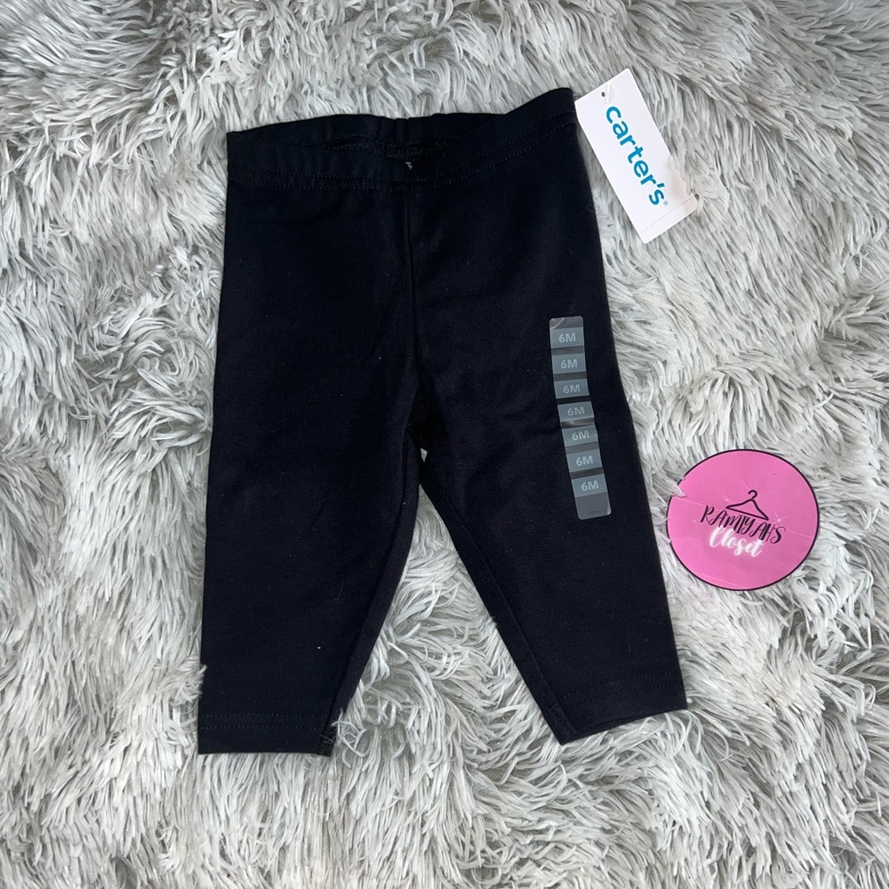 6M Black Carter’s Leggings
